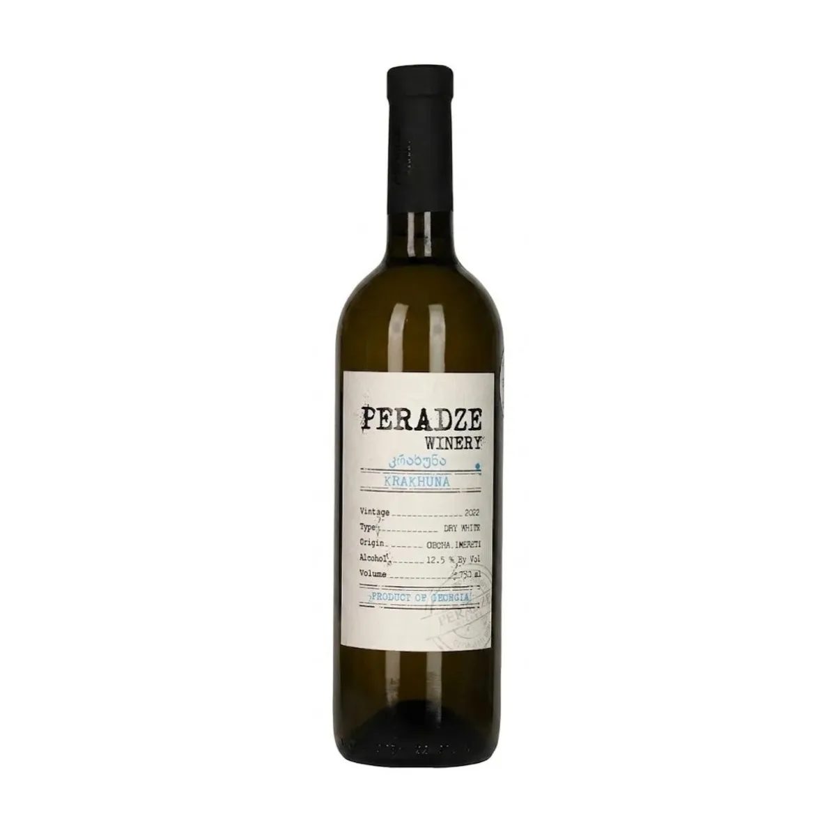 Krakhuna 2022 — PERADZE WINERY, White, Kakheti