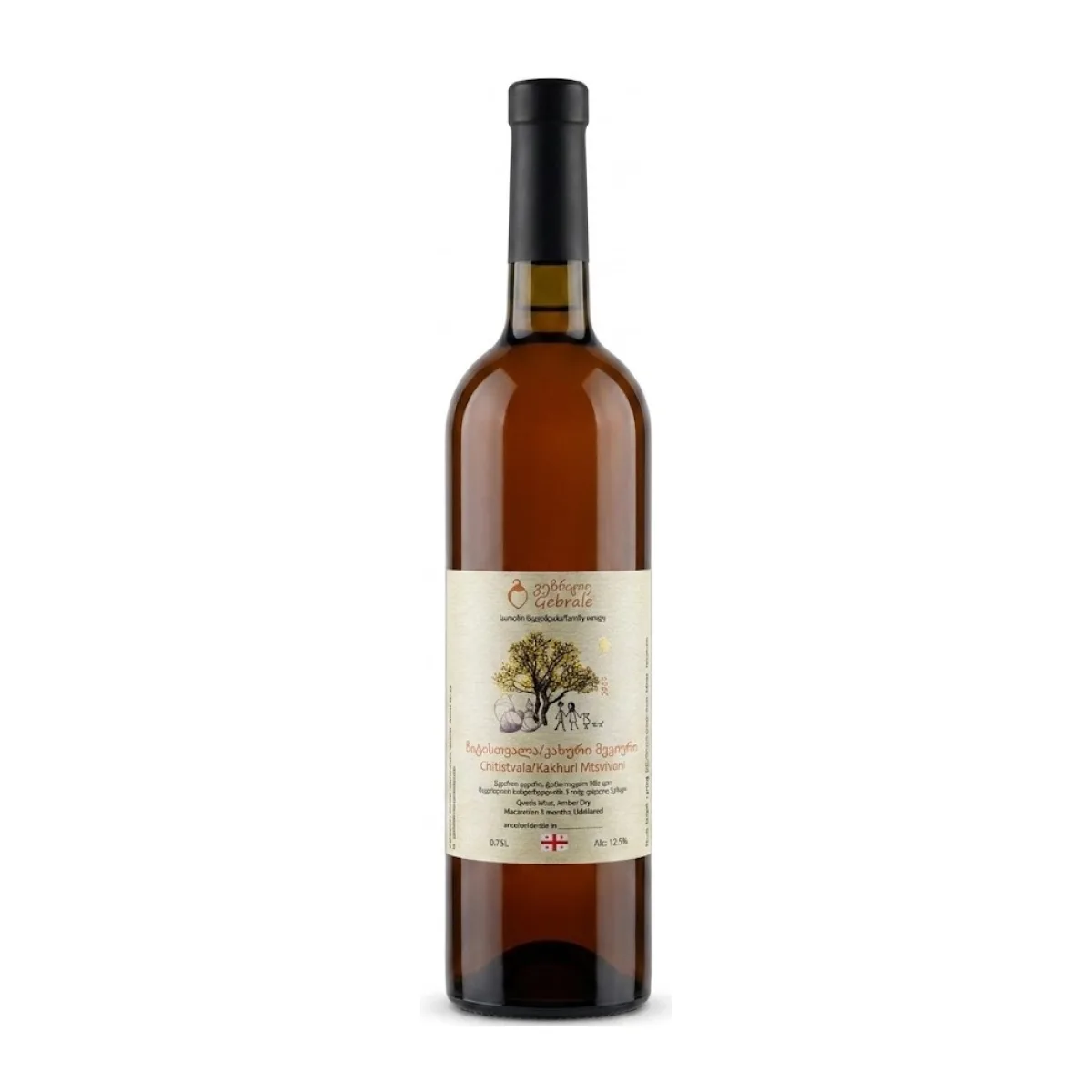 Chitistvala • Kakhuri Mtsvivani 2023 — GEBRALE - FAMILY WINERY, Amber, Kakheti